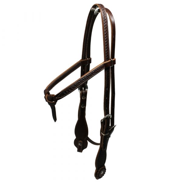 Kopfstück Basket dunkel Teardrop von Superior Saddlery